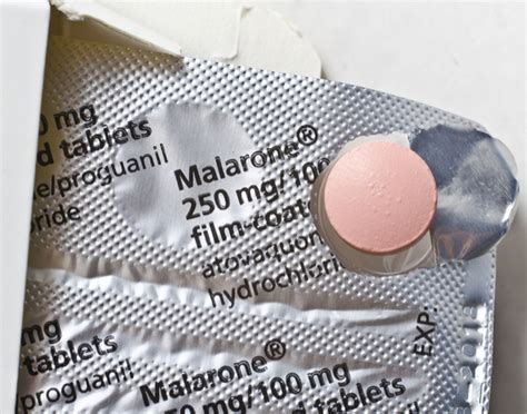 when to start taking malaria tablets