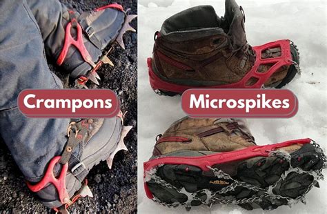 When To Use Crampons Vs Microspikes