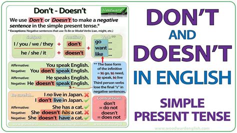 when to use don't and doesn't