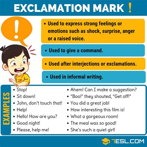 When To Use Exclamation Mark