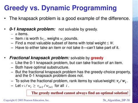 when to use greedy algorithm vs dynamic programming