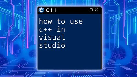 When To Use In C++
