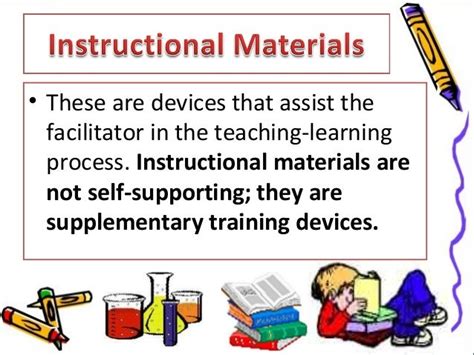 When To Use Instructional Materials