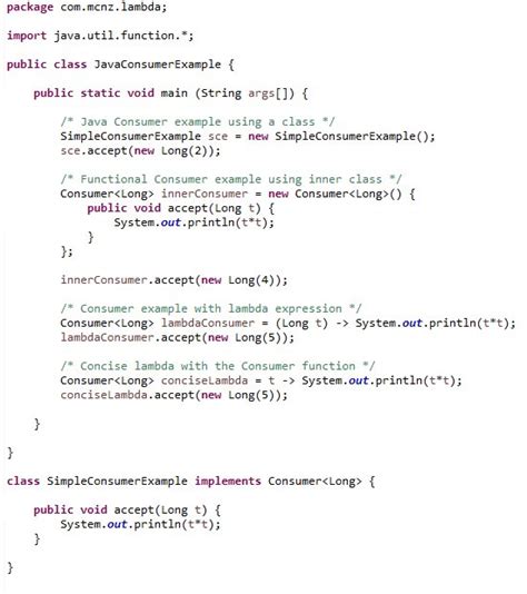 When To Use Java Consumer