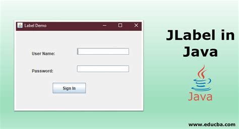 When To Use Label Java