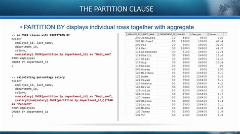 When To Use Partition By In Sql