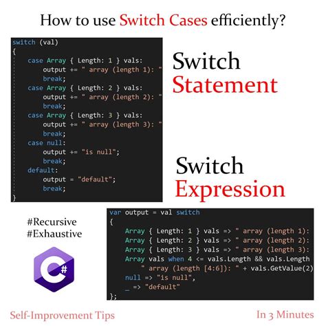 When To Use Switch Vs If C#