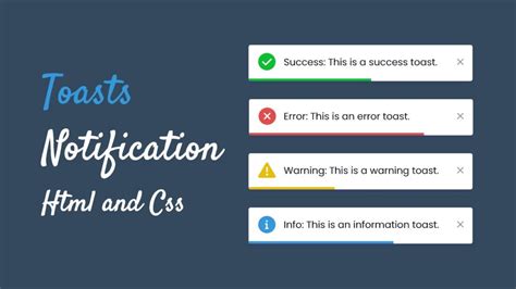 when to use toast notifications