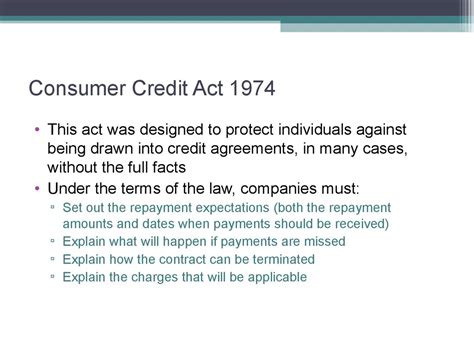 when was consumer credit introduced