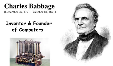 when was first computer invented by charles babbage