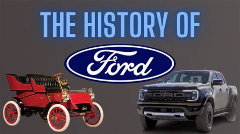 Henry Ford and early Ford Model T car, illustrating when Ford was founded