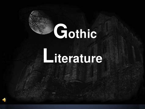 when was gothic fiction created