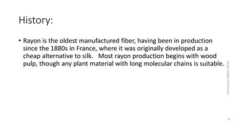 When Was Rayon Developed