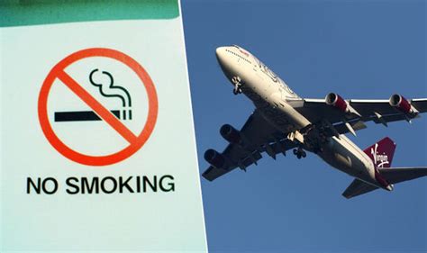 when was smoking on planes banned uk