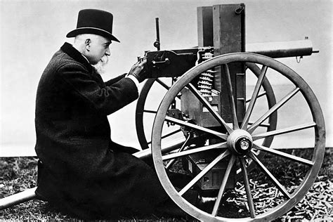 When Was The First Handheld Machine Gun Invented