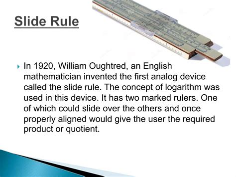 When Was The First Slide Invented