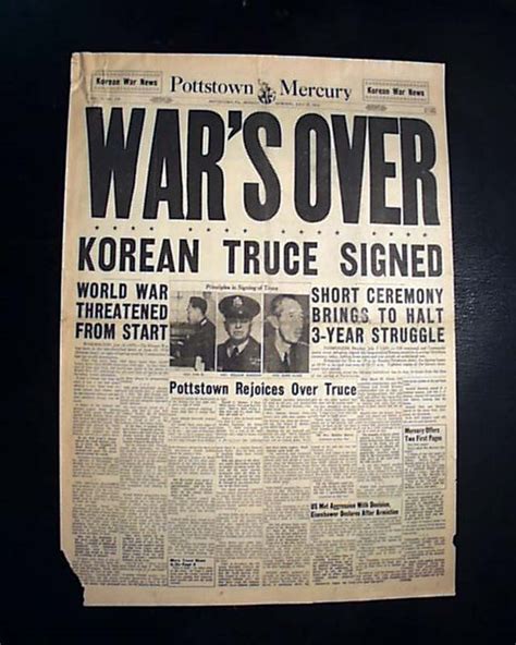 when was the korean war ended