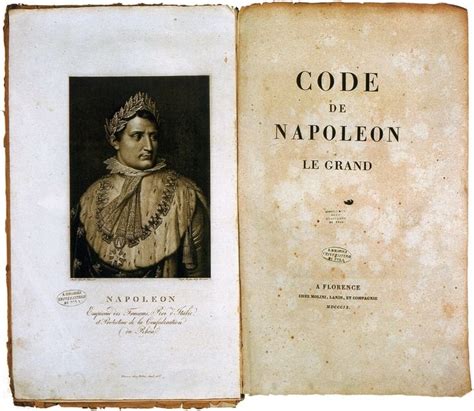 when was the napoleonic code created