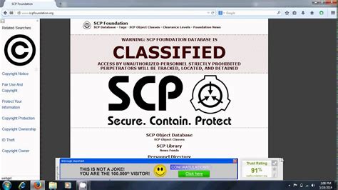 when was the scp foundation website created