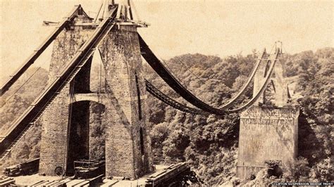 when was the suspension bridge invented