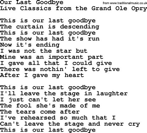 when we say our last goodbye lyrics