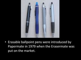 When Were Ballpoint Pens Introduced