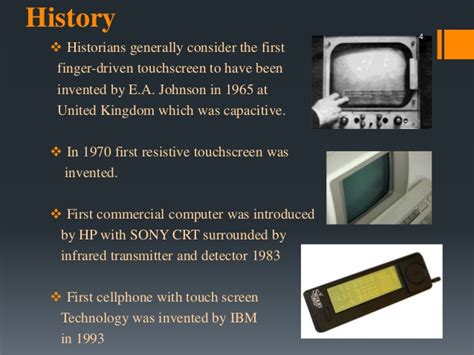 When Were Touch Screen Computers Invented