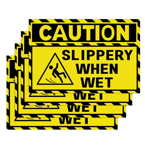 when wet 5 slippery