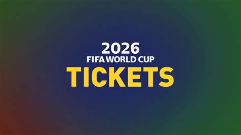 when will world cup 2026 tickets go on sale