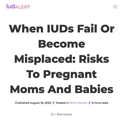 When do iuds fail?