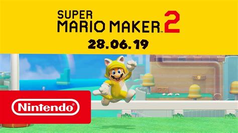 When does mario maker 2 release
