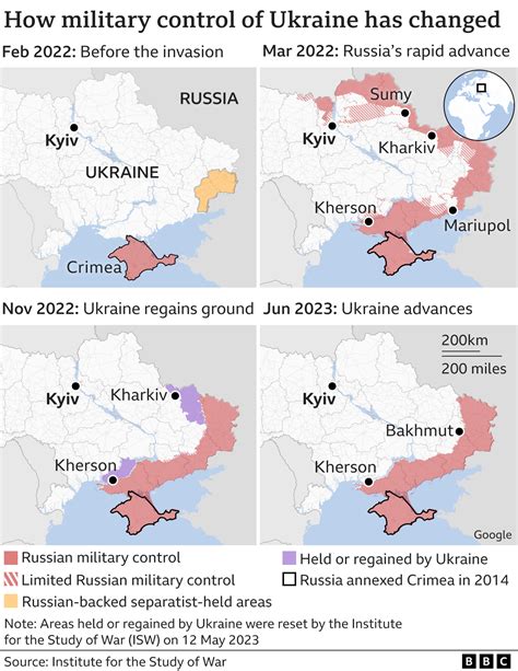 Animated map shows almost 500 days of Russia