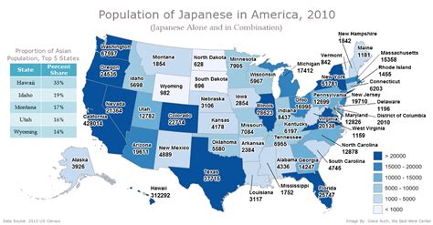 Where Do Japanese Live In America