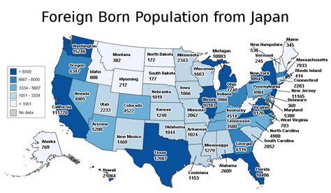 Where Do Most Japanese Live In America