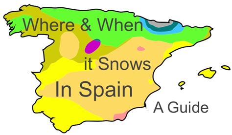 Where Does It Snow In Spain Map