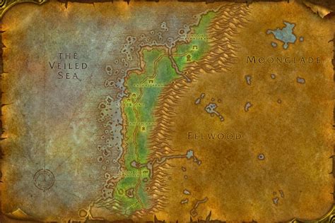 where is darkshore in wow