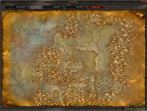 where is desolace in wow