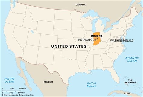 Where Is Indiana Usa Located