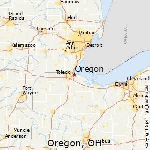 Where Is Oregon Ohio On A Map