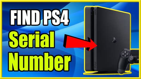 How to Find PS4 Serial Number and Model Number (Easy