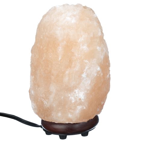 WBM Himalayan 8.32 in. Pink Ionic Hand Carved Natural Crystal Salt Lamp