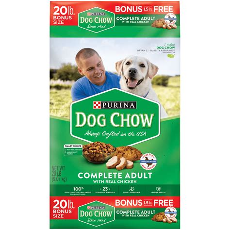 Purina Dog Chow Dry Dog Food, Complete Adult With Real Chicken, 42 lb