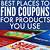 where to find manufacturers coupons