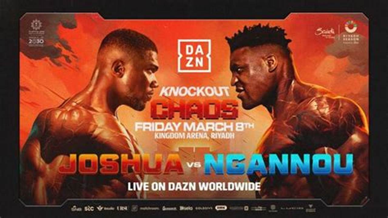 Breaking News: Secure Your Spot for Ngannou vs. Joshua!