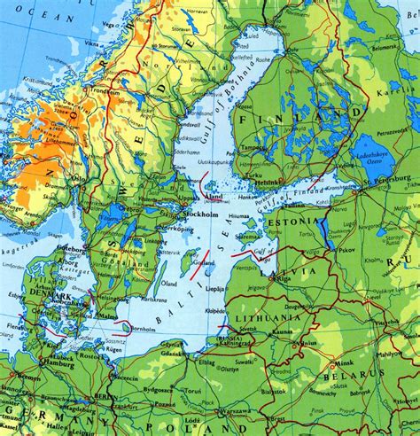 where's the baltic sea on a map