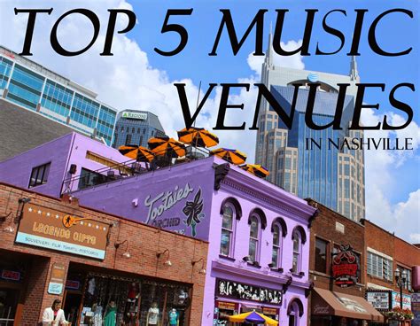 where are all the music venues in nashville