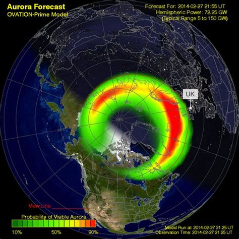 where are the aurora lights located