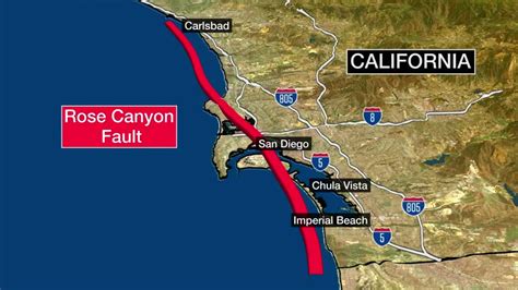 where are the fault lines in san diego