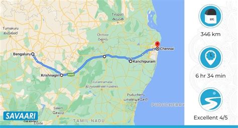 where are you from chennai to bangalore