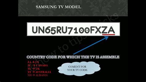 where can i find a tv code